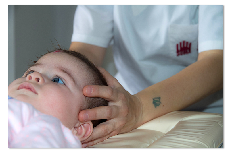 Trattamento cranio sacrale pediatrico osteopatia neonato